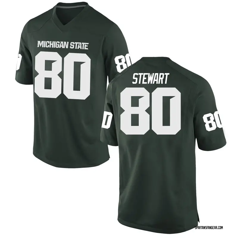 Game Men S Ian Stewart Michigan State Spartans Green Football College Jersey